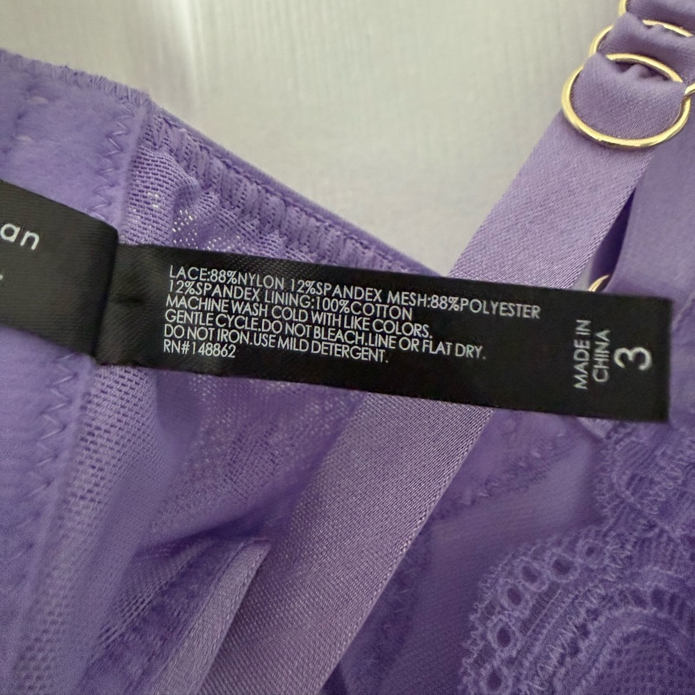 Torrid Curve 3x Lavender Bodysuit 💜 - Picture 5 of 9